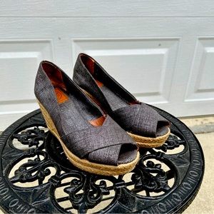 Tory Burch Espadrilles Metallic Grey